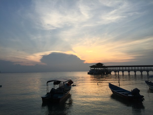 Coral Beach at sunset